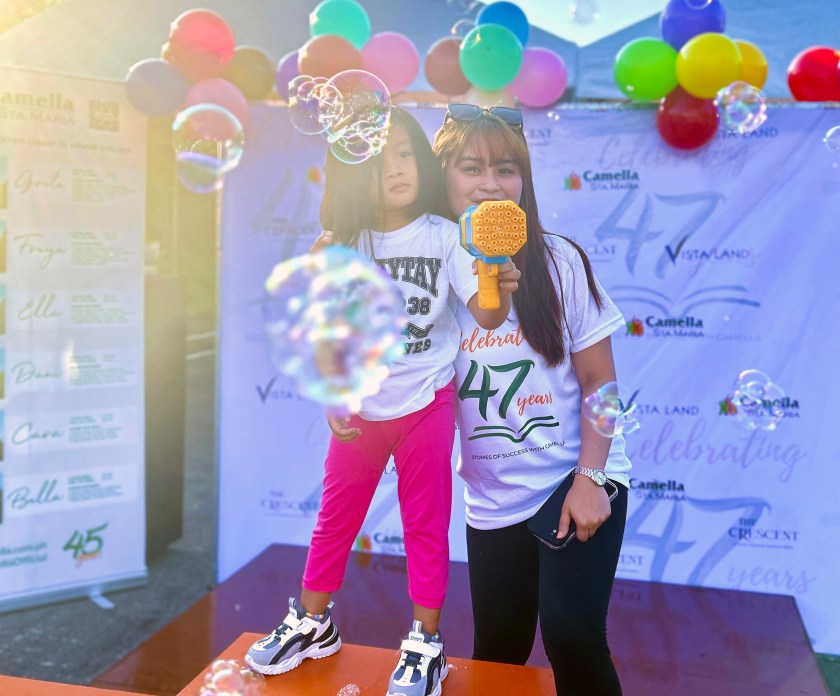 Participants were greeted by a cascade of colors, transforming the path into a whimsical, playful landscape.
