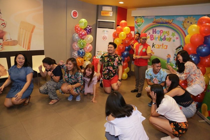 I celebrated my 25th birthday at Jollibee!
