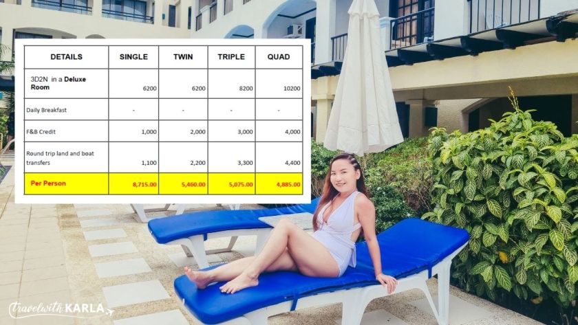 Le Soleil de Boracay Rates