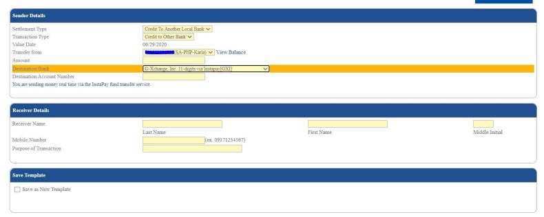 Send Money from BDO to GCash