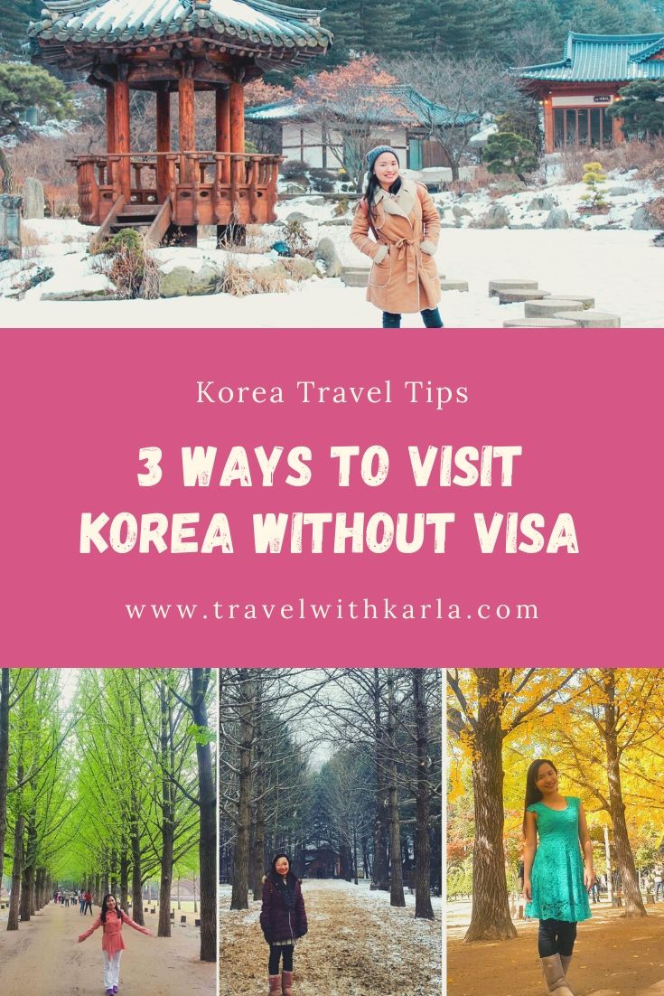Visit Korea without VISA