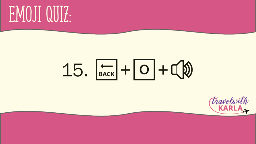 Emoji Quiz Places in the Philippines